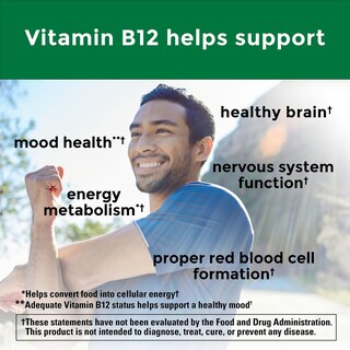 Foto 3 | Foto 3 | Suplemento Nature Made Vitamina B12 500 Mcg 100 Tabletas - Venta Internacional