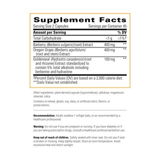 Foto 2 | Foto 2 | Suplemento Integrative Therapeutics Berberine Complex de 90 Tabletas-Venta Internacional