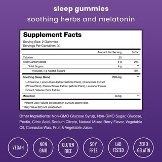 Foto 2 | Foto 2 | Gomitas para Dormir Nutrachamps Melatonina 120 Gomitas - Venta Internacional