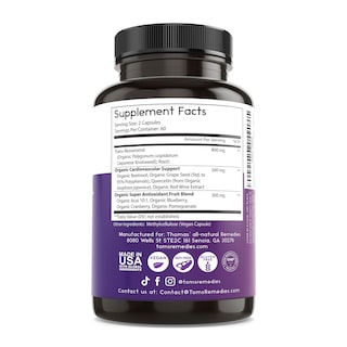 Foto 6 | Foto 6 | Suplemento Thomas' All-natural Remedies Resveratrol de 120 Cápsulas-Venta Internacional