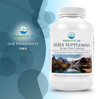 Foto 2 | Foto 2 | Suplemento Nature's Lab Dhea 50 mg 300 Cápsulas - Venta Internacional