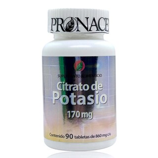 Foto 1 | Foto 1 | Citrato de Potasio 90 Tabletas Pronacen