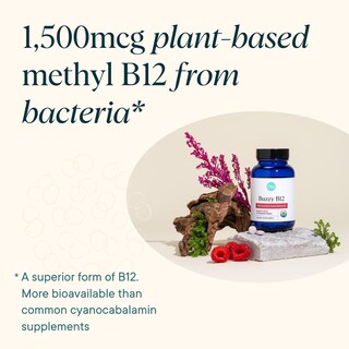 Foto 3 | Foto 3 | Supplement Ora Organic Buzzy B12 1500 mcg Sabor Frambuesa 30 Tabletas - Venta Internacional