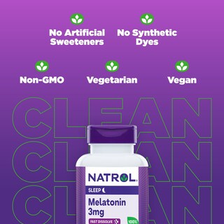 Foto 4 | Foto 4 | Suplemento Natrol Melatonin 3 Mg de Fresa 150 Comprimidos - Venta Internacional
