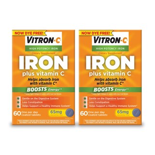 Foto 1 | Foto 1 | Suplemento de Hierro Vitron-c Alta Potencia 65 Mg 60 Comprimidos X2 - Venta Internacional