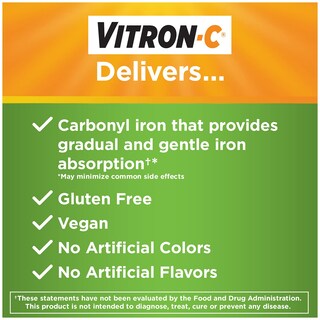 Foto 6 | Foto 6 | Suplemento de Hierro Vitron-c Alta Potencia 65 Mg 60 Comprimidos X2 - Venta Internacional