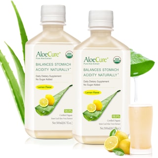 Foto 1 | Foto 1 | Jugo de Aloe Vera Orgánico Aloecure Sabor Limón 500 ml - Venta Internacional
