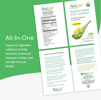 Foto 6 | Foto 6 | Jugo de Aloe Vera Orgánico Aloecure Sabor Limón 500 ml - Venta Internacional