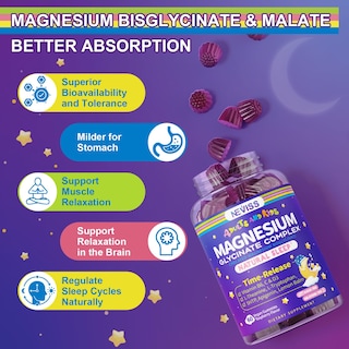 Foto 6 | Foto 6 | Suplemento Neviss Glicinato De Magnesio 2 Piezas de 60 Gomitas-Venta Internacional
