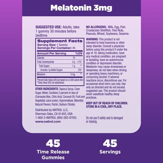 Foto 4 | Foto 4 | Suplemento de Gomitas Natrol Time Release de Melatonina 3 mg - Venta Internacional