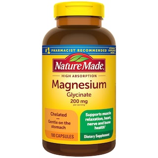 Foto 1 | Foto 1 | Suplemento de Glicinato de Magnesio Nature Made 200 mg 180 Cápsulas - Venta Internacional