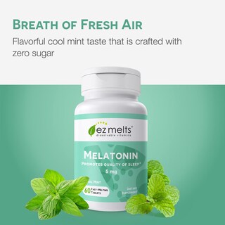 Foto 5 | Foto 5 | Melatonin Ez Melts Soluble 5 mg 60 Comprimidos - Venta Internacional