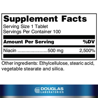 Foto 2 | Foto 2 | Suplemento Niatab 500 Niacina 500 Mg De Douglas Laboratories - Venta Internacional.