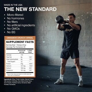 Foto 3 | Foto 3 | Proteina Isolatada Cbum Raw Nutrition 1.72 Lbs 25 Servicios Vanilla Oatmeal Cookie