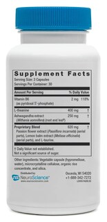 Foto 6 | Foto 6 | Suplemento Neuroscience Alpha Gaba Con Vitamina B6 90 Cápsulas - Venta Internacional.