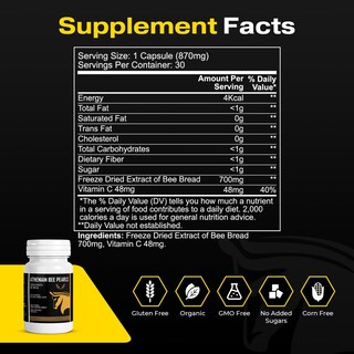 Foto 6 | Foto 6 | Suplemento De Polen De Abeja Athenian Bee Pearls Con Vitamina C - Venta Internacional.