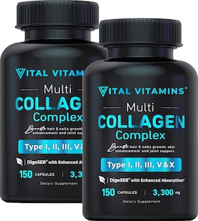 Foto 1 | Foto 1 | Suplemento Vital Vitamins De Colágeno Tipo I, Ii, Iii, V, X, 300 Cápsulas - Venta Internacional.