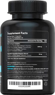 Foto 3 | Foto 3 | Suplemento Vital Vitamins De Colágeno Tipo I, Ii, Iii, V, X, 300 Cápsulas - Venta Internacional.