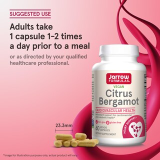 Foto 7 | Foto 7 | Suplemento Jarrow Formulas, Cítricos Y Bergamota, 500 Mg, 60 Cápsulas Vegetarianas - Venta Internacional.