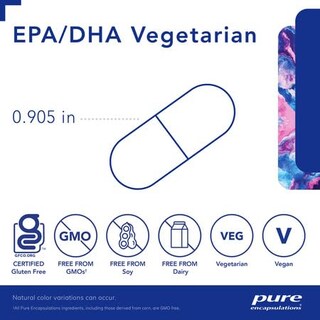 Foto 3 | Foto 3 | Suplemento Pure Encapsulations Epa/dha Vegetariano 120 Cápsulas - Venta Internacional.