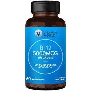 Foto 1 | Foto 1 | Suplemento Vitamin World Vitamina B-12 5000 Mcg Sublingual - Venta Internacional.