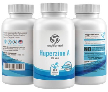 Foto 5 | Foto 5 | Suplemento Longlife Nutri Huperzine A 200 Mcg 180 Cápsulas - Venta Internacional.