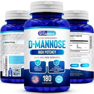 Foto 1 | Foto 1 | Suplemento We Like Vitaminas D-manosa 1000 Mg 180 Cápsulas - Venta Internacional.