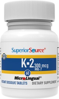 Foto 5 | Foto 5 | Vitamina K2 Mk-7 300 Mcg De Fuente Superior Microlingual, 60 Tabletas - Venta Internacional.