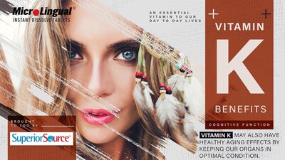Foto 6 | Foto 6 | Vitamina K2 Mk-7 300 Mcg De Fuente Superior Microlingual, 60 Tabletas - Venta Internacional.
