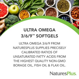 Foto 3 | Foto 3 | Suplemento Natures Plus Ultra Omega 3 6 9 1200 Mg 60 Cápsulas Blandas - Venta Internacional.