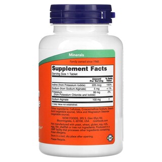 Foto 2 | Foto 2 | Supplement Now Foods Potassium Plus Yodo 180 Comprimidos - Venta Internacional.