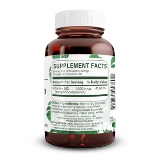 Foto 2 | Foto 2 | Suplemento Natural De Vitamina B12 Nutra, 100 Pastillas - Venta Internacional.