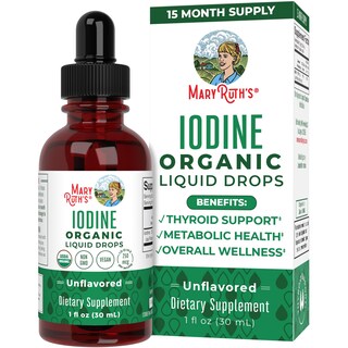 Foto 1 | Foto 1 | Suplemento Maryruth Organics, Gotas De Yodo, 30 Ml, Suministro Para 1 Año - Venta Internacional.