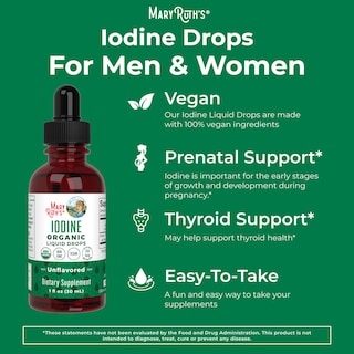 Foto 4 | Foto 4 | Suplemento Maryruth Organics, Gotas De Yodo, 30 Ml, Suministro Para 1 Año - Venta Internacional.
