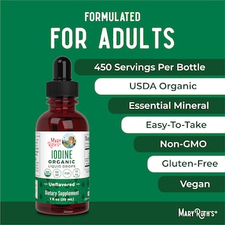 Foto 7 | Foto 7 | Suplemento Maryruth Organics, Gotas De Yodo, 30 Ml, Suministro Para 1 Año - Venta Internacional.