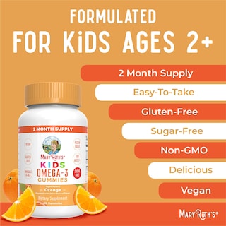 Foto 7 | Foto 7 | Gomitas Omega 3 Maryruth Organics Veganas Para Niños De 2 A 60 Unidades - Venta Internacional.