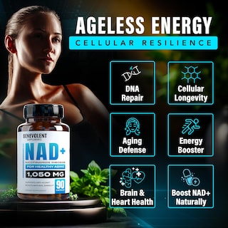Foto 2 | Foto 2 | Suplemento Benevolent Nourishment Nad+ 1050 Mg Con Trans-resveratrol - Venta Internacional.