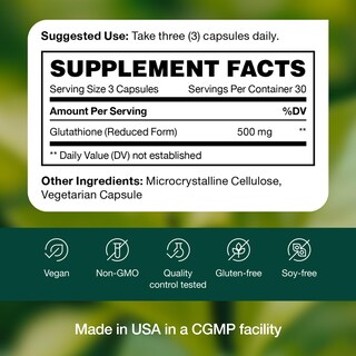 Foto 7 | Foto 7 | Cápsula De Suplemento De Glutatión Fresh Nutrition Con Verificación De Adn - Venta Internacional.