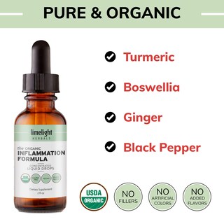 Foto 2 | Foto 2 | Suplemento Orgánico Para La Inflamación De Limelight Herbals, 60 Porciones - Venta Internacional.