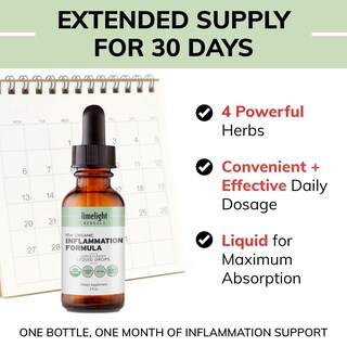 Foto 6 | Foto 6 | Suplemento Orgánico Para La Inflamación De Limelight Herbals, 60 Porciones - Venta Internacional.