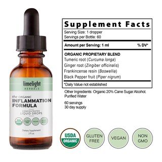 Foto 7 | Foto 7 | Suplemento Orgánico Para La Inflamación De Limelight Herbals, 60 Porciones - Venta Internacional.