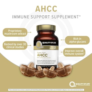 Foto 4 | Foto 4 | Suplemento Quality Of Life Premium Kinoko Gold Ahcc 500 Mg, Paquete De 2 - Venta Internacional.