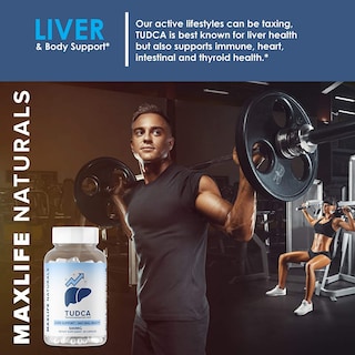 Foto 6 | Foto 6 | Suplemento De Apoyo Hepático Maxlife Naturals Tudca 500 Mg - Venta Internacional.