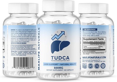 Foto 7 | Foto 7 | Suplemento De Apoyo Hepático Maxlife Naturals Tudca 500 Mg - Venta Internacional.