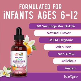 Foto 3 | Foto 3 | Multivitamínico Y Multimineral Para Bebés Con Hierro Maryruth Organics - Venta Internacional.