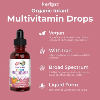Foto 6 | Foto 6 | Multivitamínico Y Multimineral Para Bebés Con Hierro Maryruth Organics - Venta Internacional.
