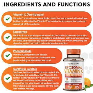 Foto 4 | Foto 4 | Cápsulas De Vitamina C Wholesome Wellness 1500 Mg (200 Píldoras) - Venta Internacional.