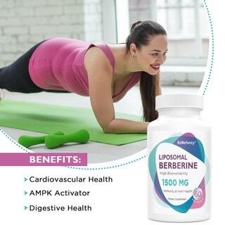 Foto 5 | Foto 5 | Suplemento de Berberina Liposomal Konefancy 1500 Mg 120 Cápsulas Blandas - Venta Internacional