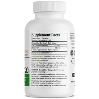 Foto 2 | Foto 2 | Suplemento Bronson Dim De 200 Mg De Diindolimetano Con Bioperine 120 Cápsulas - Venta Internacional.