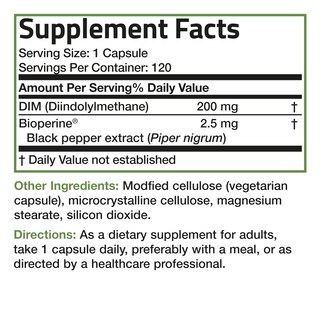 Foto 7 | Foto 7 | Suplemento Bronson Dim De 200 Mg De Diindolimetano Con Bioperine 120 Cápsulas - Venta Internacional.